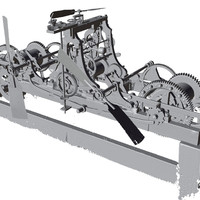 Horloge d'édifice Borrel (Versailles) - Scan3D