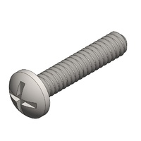 Vis à tête bombée